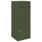 vidaXL Θυρίδα Πακέτων με αποθήκευση Λαδί 47,5 x 38 x 59 εκ. Ατσάλι