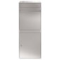 vidaXL Θυρίδα Πακέτων Ασημί 47,5 x 38 x 59 εκ. Ανοξείδωτο Ατσάλι