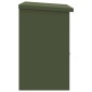 vidaXL Θυρίδα Πακέτων με αποθήκευση Λαδί 47,5 x 38 x 59 εκ. Ατσάλι