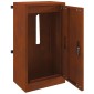 vidaXL γραμματοκιβώτιο με αποθήκευση Σκ rusty 30 x 20 x 55 εκ.