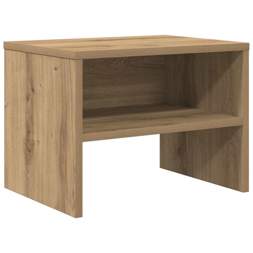 vidaXL Κομοδίνο artisan δρυς 40 x 40 x 30 cm Επεξεργασμένο Ξύλο