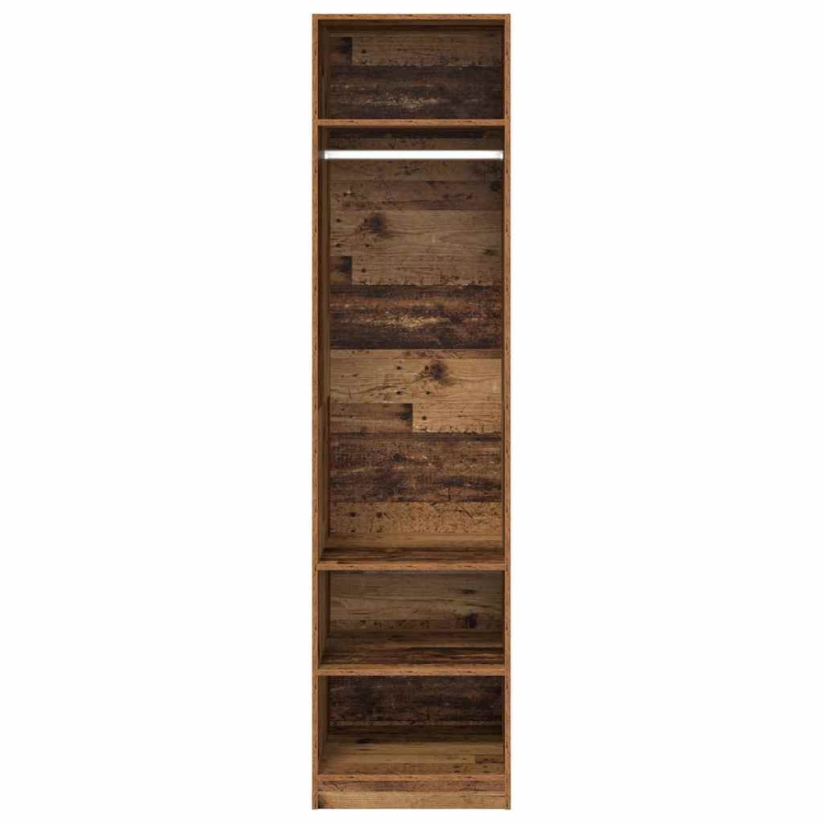vidaXL Ντουλάπι Παλιό ξύλο 50 x 50 x 200 cm Επεξεργασμένο Ξύλο