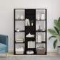vidaXL Διαχωριστικό Δωματίου Μαύρη Οξυά 100 x 24 x 140 εκ.