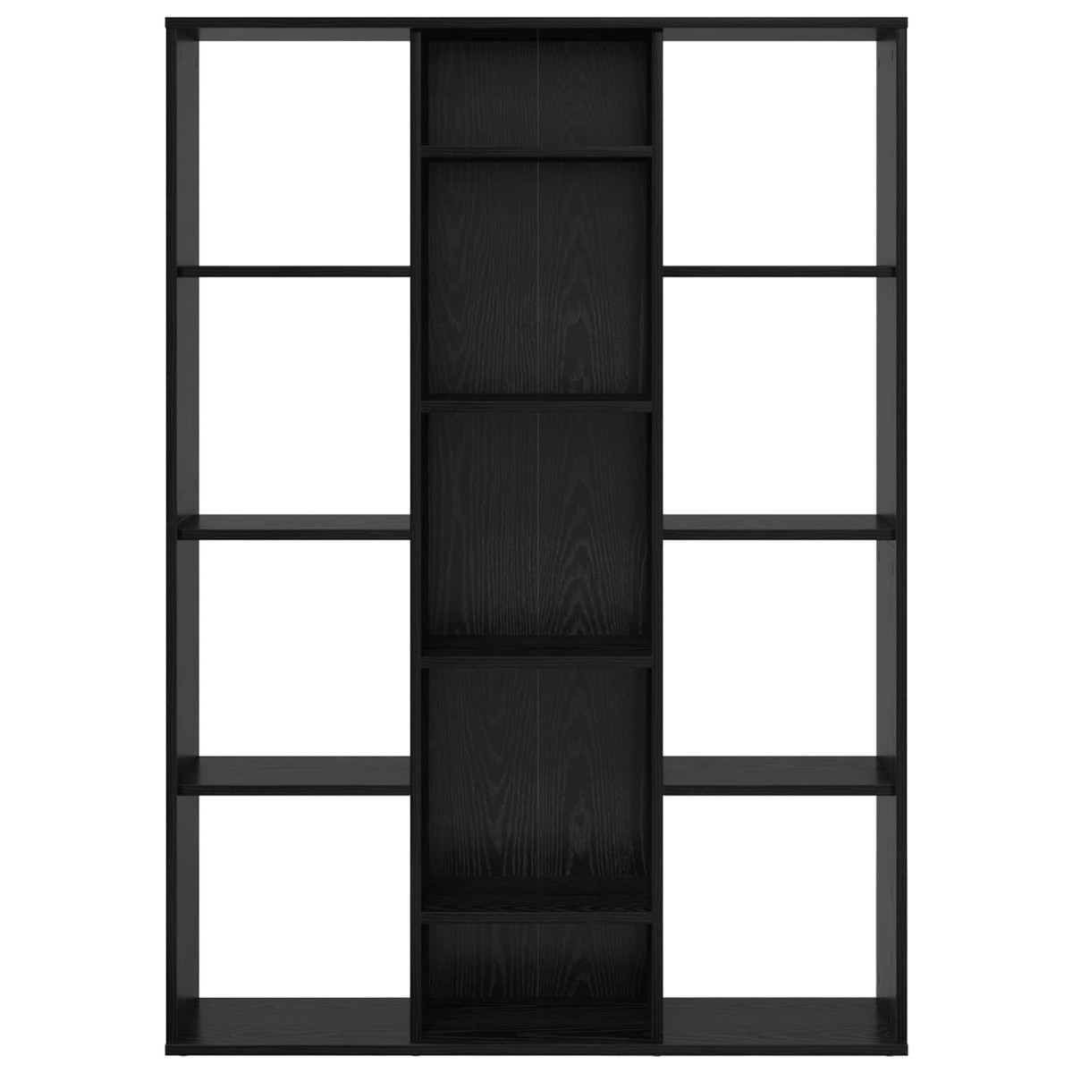 vidaXL Διαχωριστικό Δωματίου Μαύρη Οξυά 100 x 24 x 140 εκ.