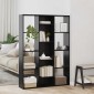 vidaXL Διαχωριστικό Δωματίου Μαύρη Οξυά 100 x 24 x 140 εκ.