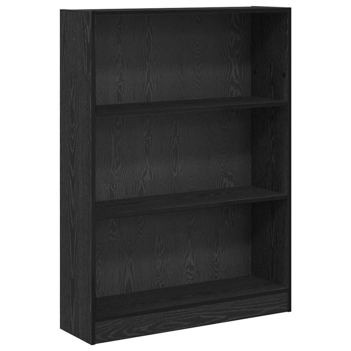 vidaXL Ράφι Βιβλίων 80 x 24 x 109 εκ. Επεξεργασμένο Ξύλο Μαύρη Οξυά