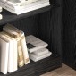 vidaXL Ράφι Βιβλίων 80 x 24 x 109 εκ. Επεξεργασμένο Ξύλο Μαύρη Οξυά