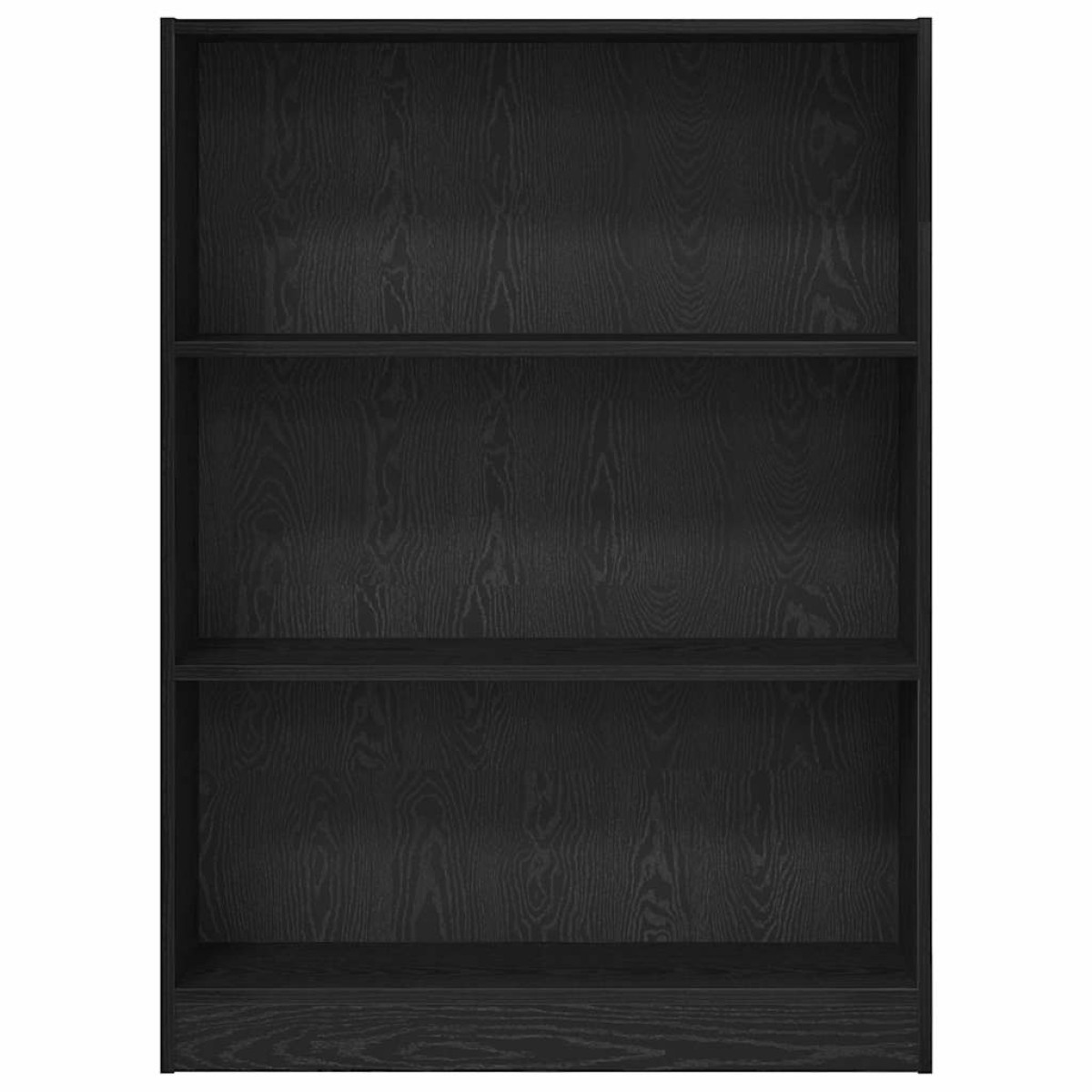 vidaXL Ράφι Βιβλίων 80 x 24 x 109 εκ. Επεξεργασμένο Ξύλο Μαύρη Οξυά