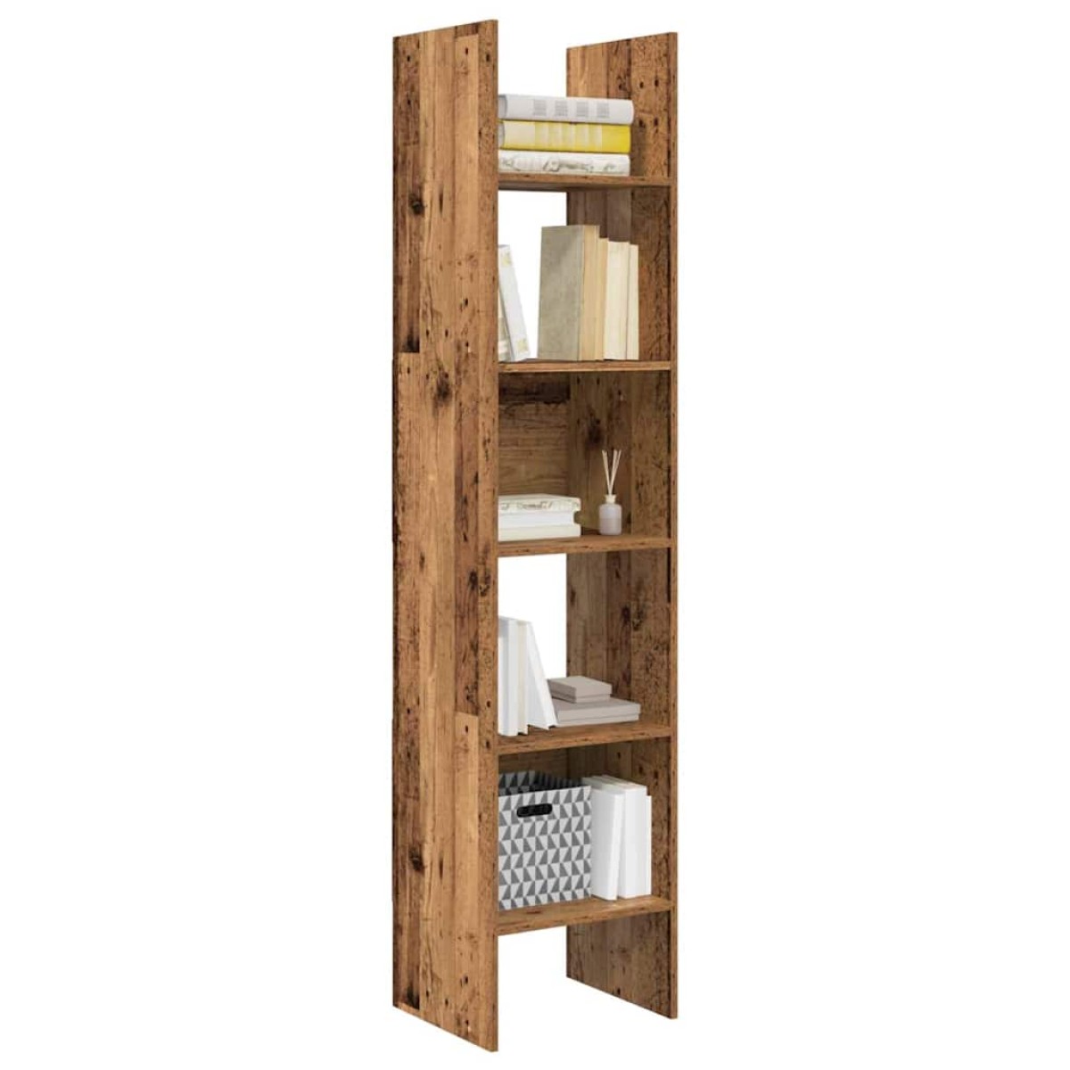 vidaXL Βιβλιοθήκη 5 επιπέδων 40 x 35 x 180 εκ. Επεξεργασμένο Ξύλο