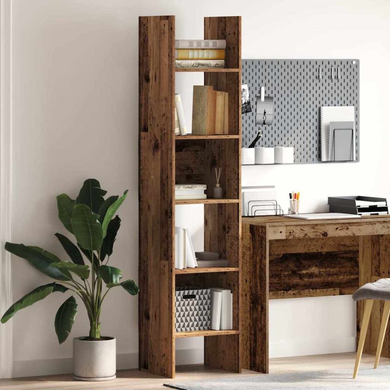 vidaXL Βιβλιοθήκη 5 επιπέδων 40 x 35 x 180 εκ. Επεξεργασμένο Ξύλο