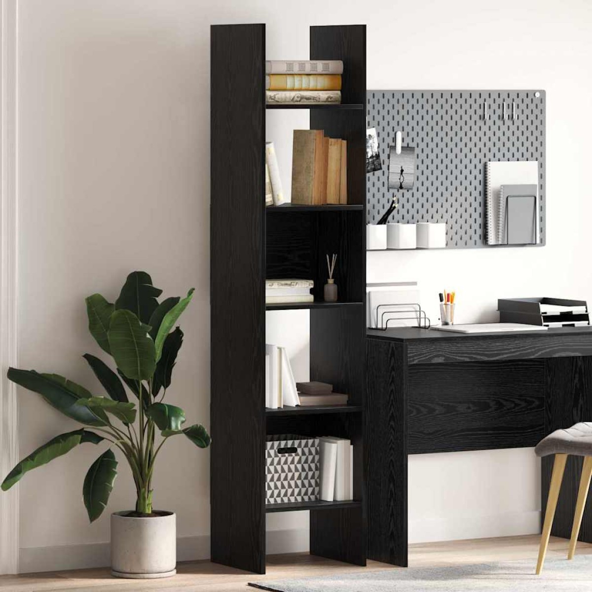 vidaXL Βιβλιοθήκη 5 επιπέδων 40 x 35 x 180 εκ. Επεξεργασμένο Ξύλο