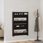 vidaXL Ντουλάπα Παπουτσιών 2 τμχ. 83 x 18 x 60 εκ. Επεξεργασμένο Ξύλο