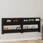vidaXL Ντουλάπα Παπουτσιών 2 τμχ. 83 x 18 x 60 εκ. Επεξεργασμένο Ξύλο