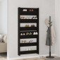 vidaXL Ντουλάπα Παπουτσιών 2 τμχ. 86 x 18 x 90 εκ. Επεξεργασμένο Ξύλο