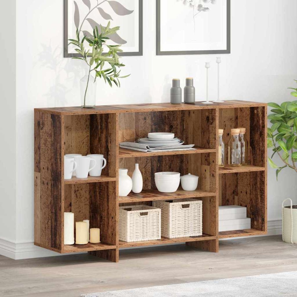 vidaXL Πλαϊνό γραφείο Παλιό ξύλο 120 x 30 x 75 εκ Επεξεργασμένο Ξύλο