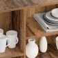 vidaXL Πλαϊνό γραφείο Παλιό ξύλο 120 x 30 x 75 εκ Επεξεργασμένο Ξύλο