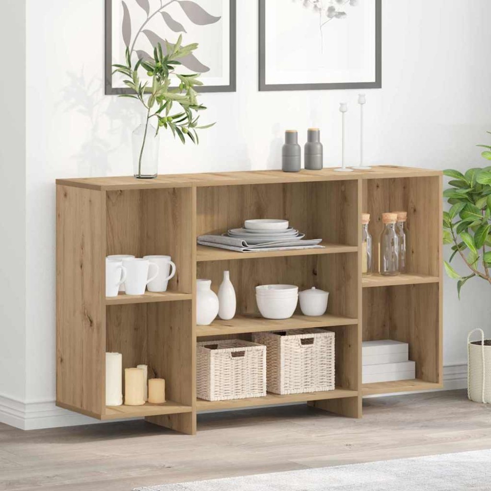 vidaXL Πλαϊνό γραφείο Artisan Oak 120 x 30 x 75 εκ Επεξεργασμένο Ξύλο