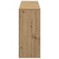 vidaXL Πλαϊνό γραφείο Artisan Oak 120 x 30 x 75 εκ Επεξεργασμένο Ξύλο