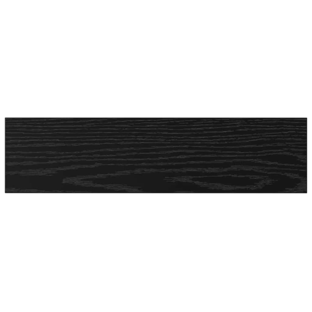 vidaXL Ράφι Βιβλίων 3 επιπέδων 4 τμχ. 40 x 10 x 1,5 cm Μαύρο
