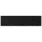 vidaXL Ράφι Βιβλίων 3 επιπέδων 4 τμχ. 40 x 10 x 1,5 cm Μαύρο