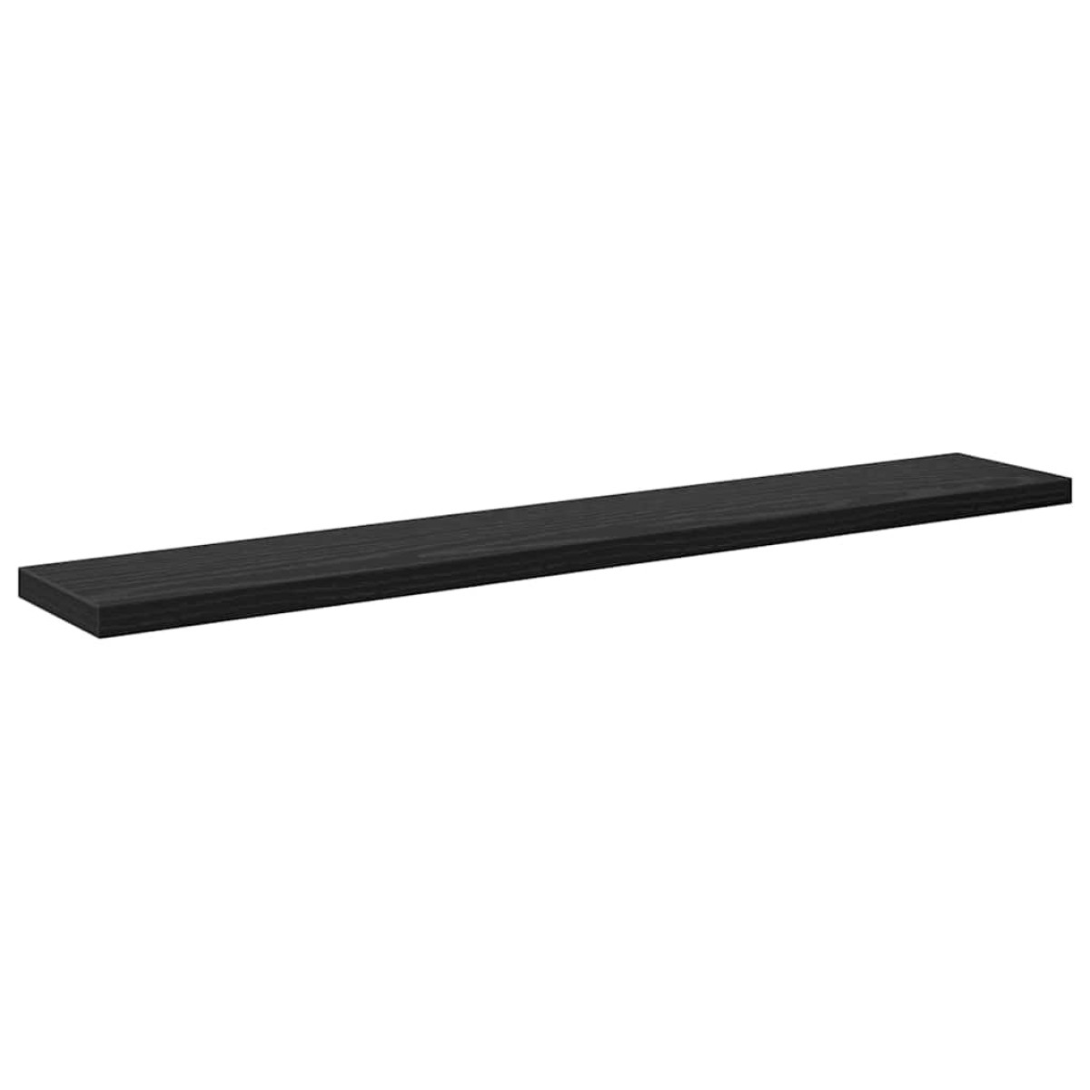 vidaXL Ράφι Βιβλίων 3 επιπέδων 4 τμχ. 60 x 10 x 1,5 cm Μαύρο