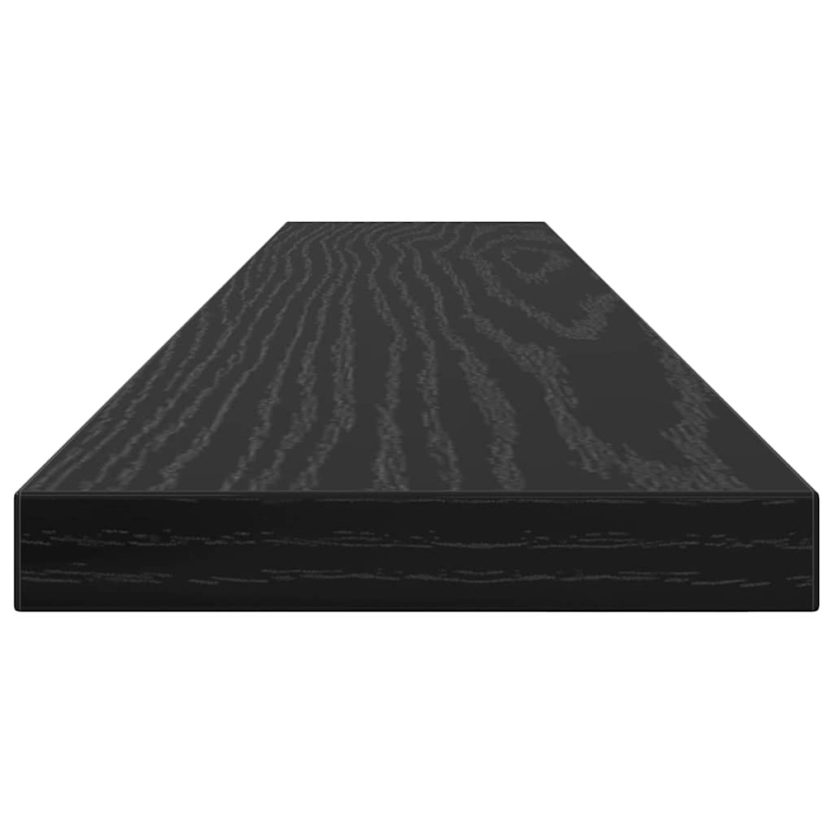 vidaXL Ράφι Βιβλίων 3 επιπέδων 4 τμχ. 60 x 10 x 1,5 cm Μαύρο