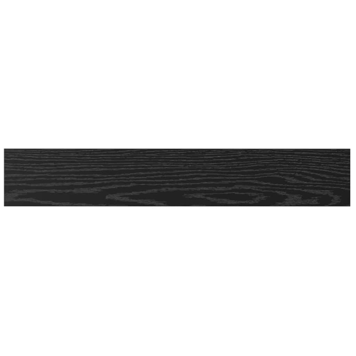 vidaXL Ράφι Βιβλίων 3 επιπέδων 4 τμχ. 60 x 10 x 1,5 cm Μαύρο