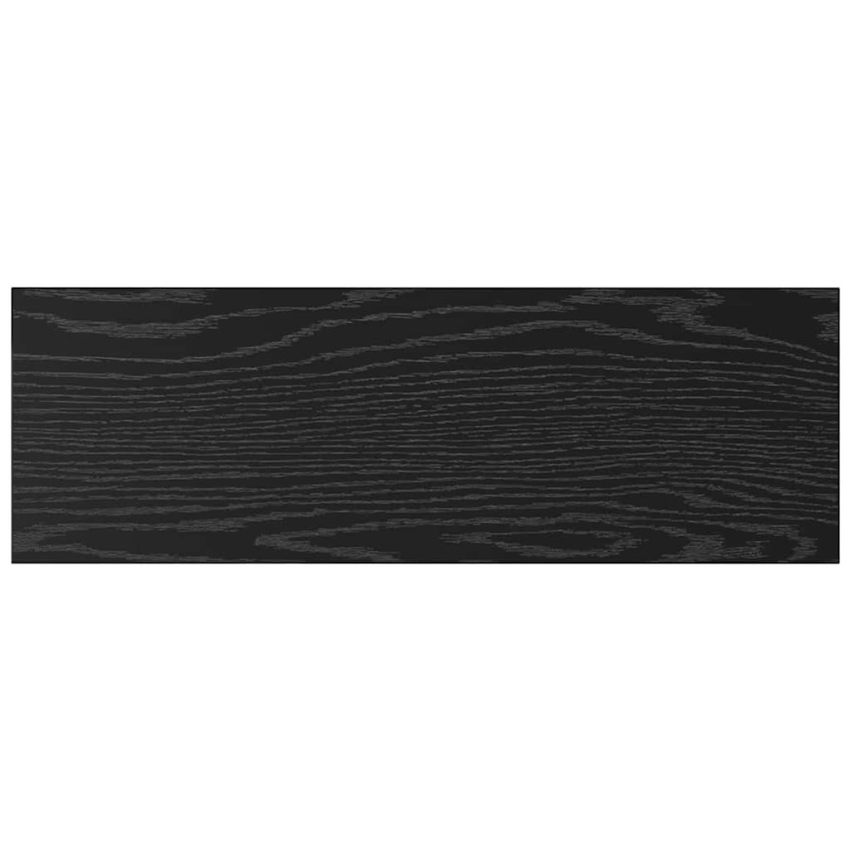 vidaXL Ράφι Βιβλίων 3 επιπέδων 4 τμχ. 60 x 20 x 1,5 cm Μαύρο