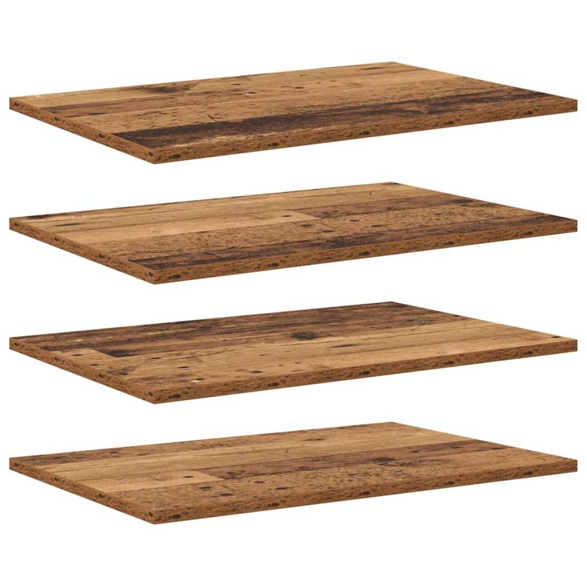 vidaXL Ράφι Βιβλίων 3 επιπέδων 4 τμχ. 60 x 40 x 1,5 cm Καφέ