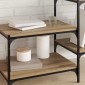 vidaXL Ράφι Βιβλίων 3 επιπέδων 4 τμχ. 60 x 40 x 1,5 cm Καφέ