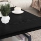 vidaXL Ράφι Βιβλίων 3 επιπέδων 4 τμχ. 80 x 40 x 1,5 cm Μαύρο