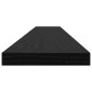 vidaXL Ράφι Βιβλίων 3 επιπέδων 4 τμχ. 100 x 10 x 1,5 cm Μαύρο