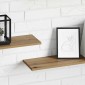 vidaXL Ράφι Βιβλίων 3 επιπέδων 4 τμχ. 100 x 20 x 1,5 cm Καφέ