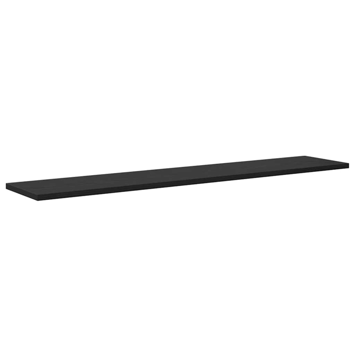 vidaXL Ράφι Βιβλίων 3 επιπέδων 4 τμχ. 100 x 20 x 1,5 cm Μαύρο