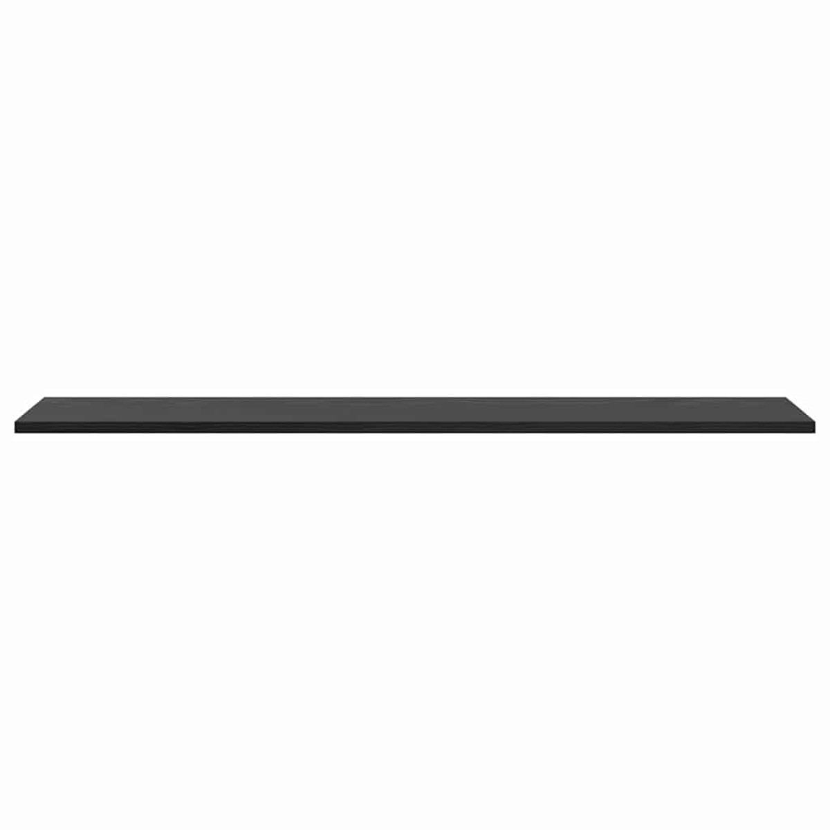 vidaXL Ράφι Βιβλίων 3 επιπέδων 4 τμχ. 100 x 20 x 1,5 cm Μαύρο