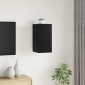 vidaXL Τηλεοπτική Κάβα Τοίχου 30,5 x 30 x 60 εκ. Μαύρη Οξυά