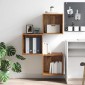 vidaXL Ντουλάπα Τοίχου Επιτοίχιο Παλιό ξύλο 37 x 37 x 37 εκ