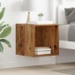 vidaXL Ντουλάπα Τοίχου Επιτοίχιο Παλιό ξύλο 37 x 37 x 37 εκ