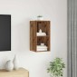 vidaXL Σετ επίπλου τηλεόρασης 37 x 37 x 72 εκ Παλιό Ξύλο