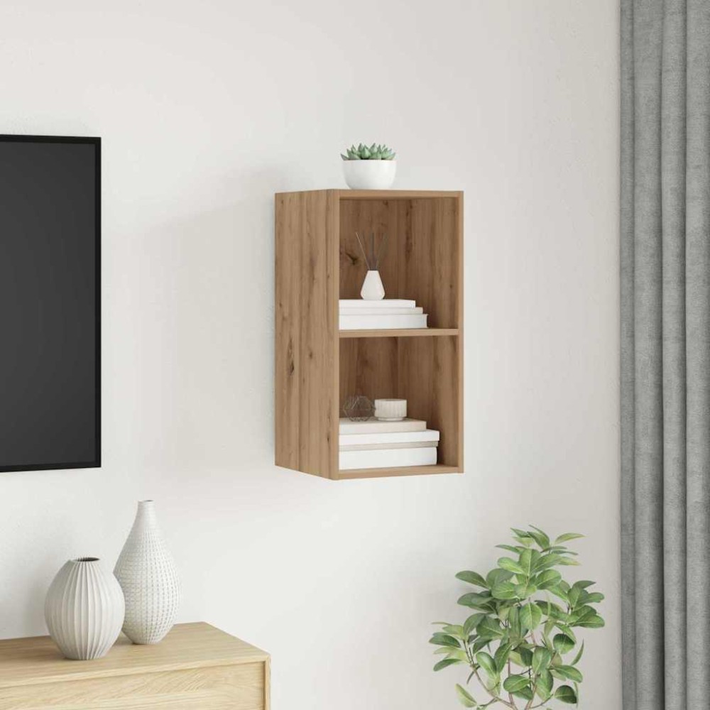 vidaXL Σετ επίπλου τηλεόρασης 37 x 37 x 72 εκ Artisan Oak