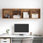 vidaXL Σετ επίπλου τηλεόρασης 37 x 37 x 142,5 εκ Παλιό Ξύλο