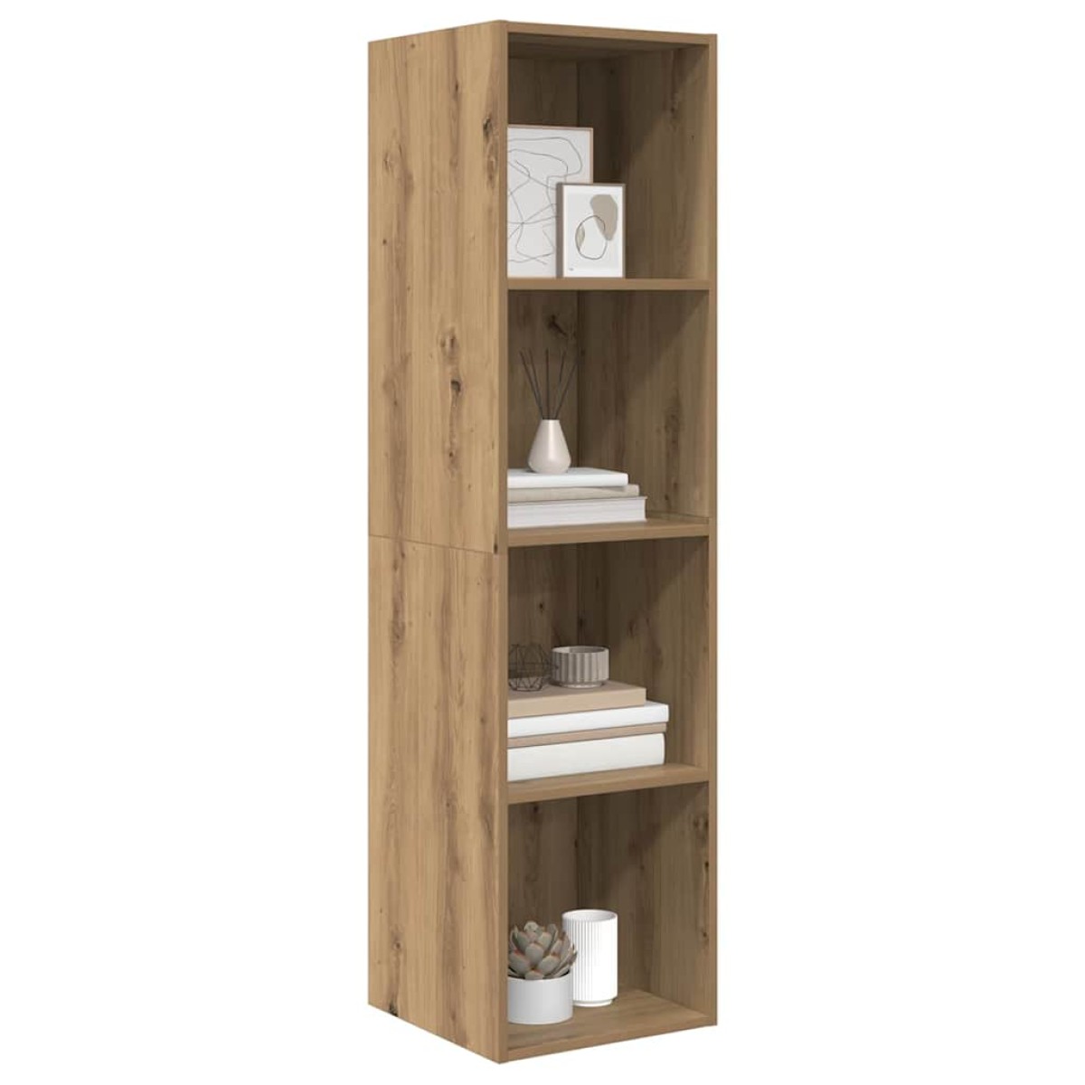 vidaXL Σετ επίπλου τηλεόρασης 37 x 37 x 142,5 εκ Artisan Oak