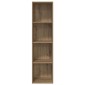 vidaXL Σετ επίπλου τηλεόρασης 37 x 37 x 142,5 εκ Artisan Oak