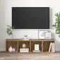 vidaXL Σετ επίπλου τηλεόρασης 2 τμχ. Artisan Oak Επεξεργασμένο Ξύλο