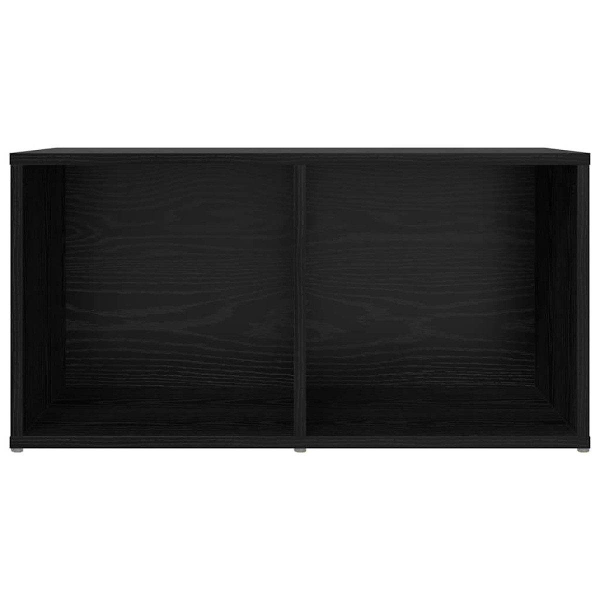 vidaXL Σετ επίπλου τηλεόρασης 72 x 35 x 37 εκ Μαύρο Επεξεργασμένο Ξύλο