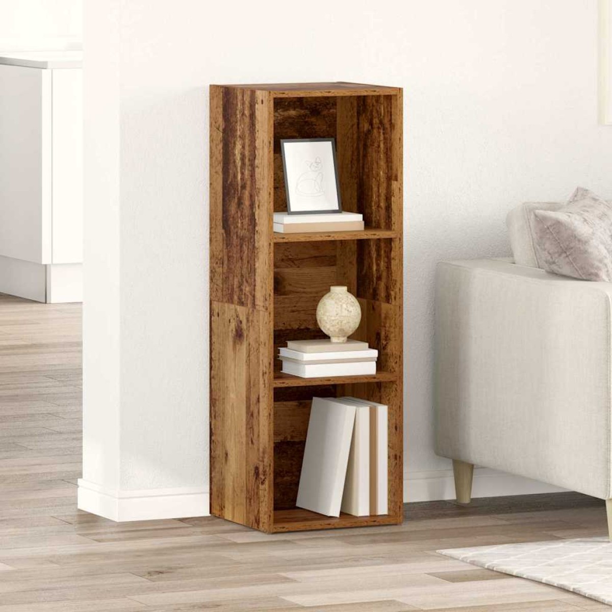 vidaXL Σετ επίπλου τηλεόρασης 72 x 35 x 37 εκ Καφέ Επεξεργασμένο Ξύλο