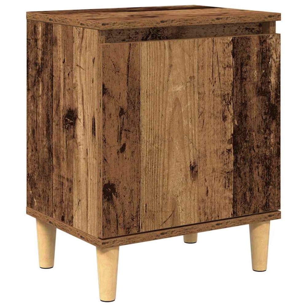 vidaXL Κομοδίνο Παλιό ξύλο 40 x 30 x 50 cm Επεξεργασμένο Ξύλο