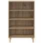 vidaXL Πλαϊνό γραφείο Artisan Oak 57 x 35 x 89.5 εκ Επεξεργασμένο Ξύλο