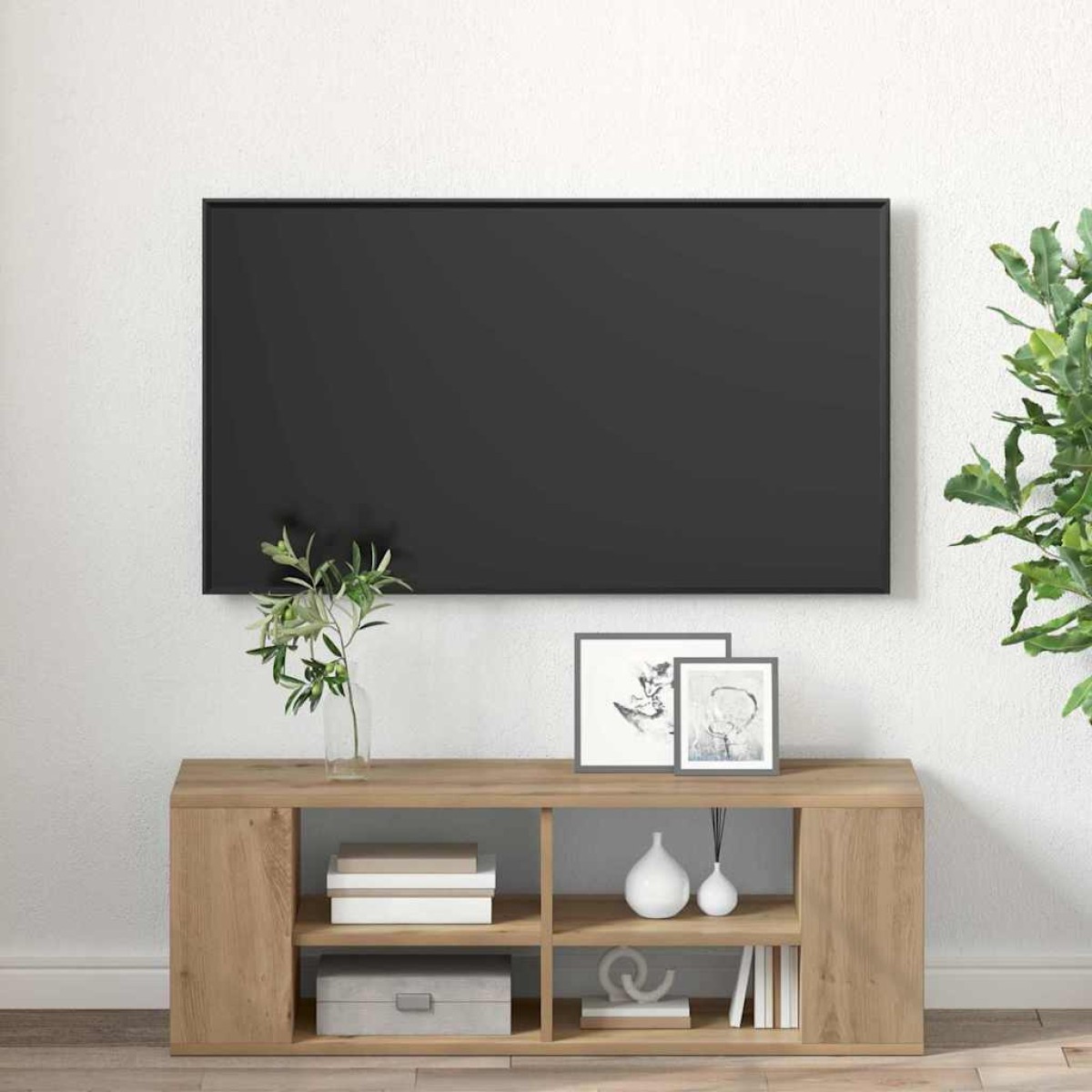 vidaXL Σετ επίπλου τηλεόρασης 102 x 35 x 35 cm Artisan Oak