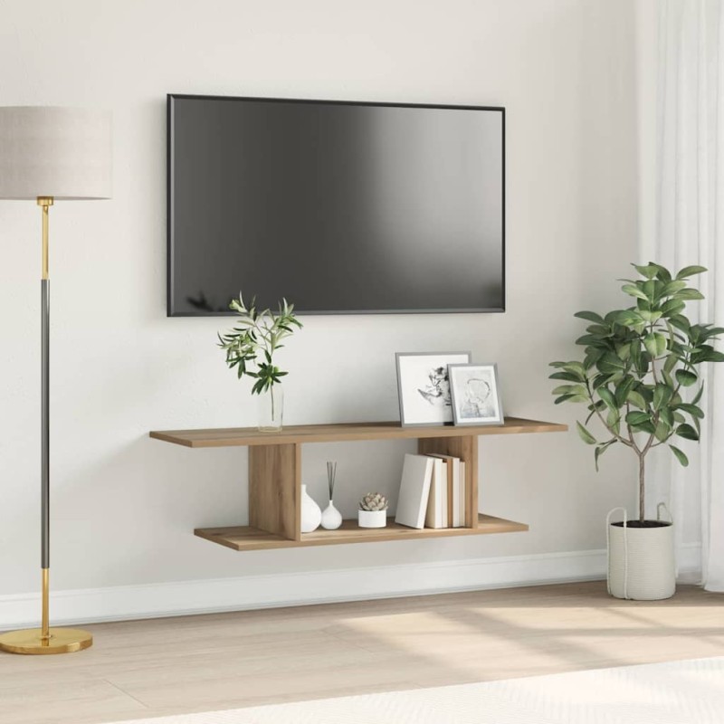 vidaXL Σετ επίπλου τηλεόρασης 102 x 35 x 35 cm Artisan Oak